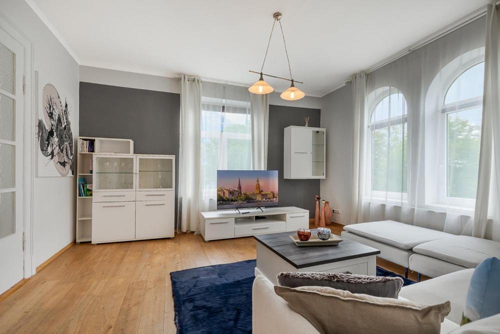 Ferienwohnung Am Schlosspark Gluecksburg Luaran gambar